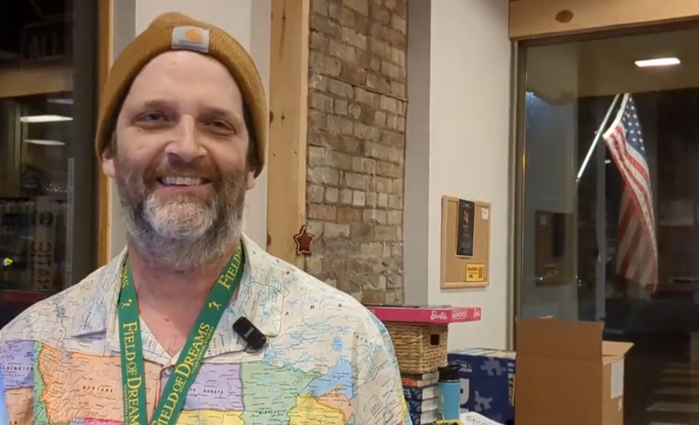 They're Selling CONNECTION and books and groceries